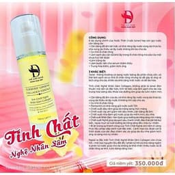 Tinh chất serum nghệ nhân sâm collagen Hoàng Ngọc Diệp tái tạo da dành cho da nhạy cảm dưỡng trắng da 2