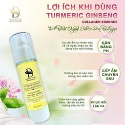Tinh chất serum nghệ nhân sâm collagen Hoàng Ngọc Diệp tái tạo da dành cho da nhạy cảm dưỡng trắng da 3