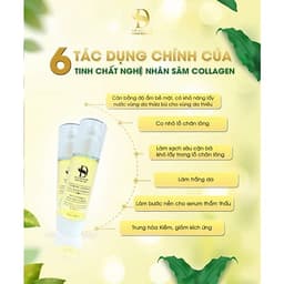 Tinh chất serum nghệ nhân sâm collagen Hoàng Ngọc Diệp tái tạo da dành cho da nhạy cảm dưỡng trắng da 4
