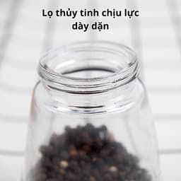 Lọ Xay Tiêu INOX Hũ Đựng Hạt Tiêu Bắc Có Chức Năng Xay Hạt Hũ Gia Vị Hạt Tiêu Thủy Tinh Cho Căn Bếp C247 9