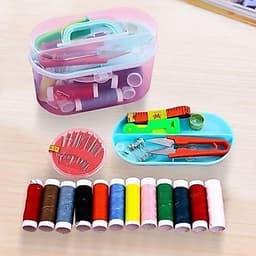 Bộ kim chỉ may vá đa năng 45 món kèm hộp đựng trong suốt -VH12838 3