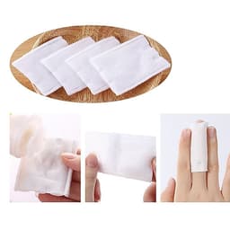 QD02 Bông Tẩy Trang HATSU 222M Cotton Pads 3 lớp dày dặn mẫu mới (Cam Nhạt) 9