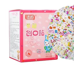 Băng Cá Nhân Hình Thú (Hộp 100 Cái), Hộp 100 miếng băng keo cá nhân HÌNH THÚ cute cho bé 2