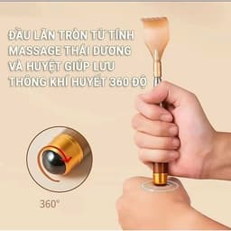 Cây Gãi Lưng, Gậy Gãi Ngứa Cao Cấp Thép Mangan Chống Gỉ Phong Cách, Rút Gọn Kéo Dài 5 Mức, Kèm Đầu Lăn Từ Tính 5
