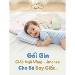 Gối cao su non cho bé nhỏ Anchee AC01, an toàn vừa với bé 2