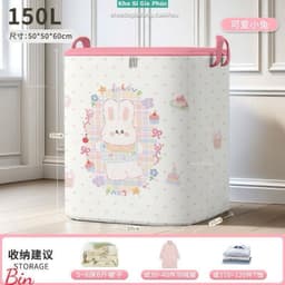 TÚI VẢI ĐỰNG ĐỒ SIÊU TO 150L – MẪU MÈO DỄ THƯƠNG 2