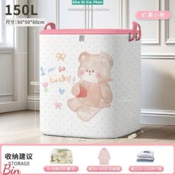 TÚI VẢI ĐỰNG ĐỒ SIÊU TO 150L – MẪU MÈO DỄ THƯƠNG 4