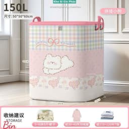 TÚI VẢI ĐỰNG ĐỒ SIÊU TO 150L – MẪU MÈO DỄ THƯƠNG 5