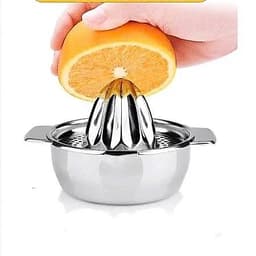 Bộ vắt cam INOX tiện dụng-Nắp vắt cam nhựa Việt Nhật kèm ca đong định mức 2