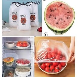 Túi màng bọc thực phẩm - túi bọc thức ăn, trái cây - túi gấu Có Chun Co Giãn Tái Sử Dụng M254 4