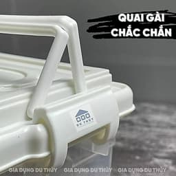 Hộp đựng đồ đa năng, thực phẩm có quai xách 6521 nhựa Việt Nhật 4