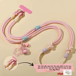 [SẴN] Dây đeo máy ảnh/điện thoại màu Candy Patel dễ thương V1 2