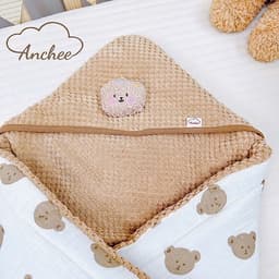 ủ nhung muslin anchee cho bé sơ sinh 8