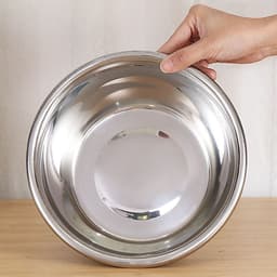 Thau Inox Sâu Lòng Cao Cấp Siêu Dày Bền Đẹp An Toàn Nhiều Size Đa Năng Tiện Lợi 6