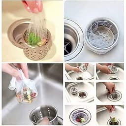 Túi lọc rác bồn rửa bát 100 lọc rác bồn rửa chén bát, túi lưới lọc rác chậu rửa bát, bọc đựng rác 9