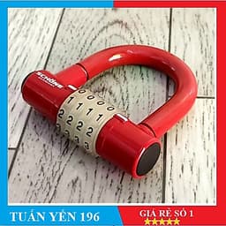 Khóa 4 Số Chữ U SC-801 Đổi Mã Chính Hãng Có Ánh Sáng Dạ Quang  2