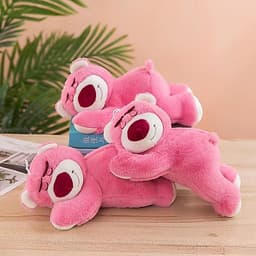 Gấu bông Lotso dâu, gấu dâu nằm ngủ đáng yêu size 40cm - hàng cao cấp 3