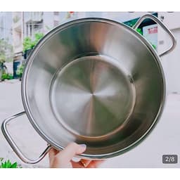 Nồi 3 đáy Fivestar 16/18/20/22/24 CM inox 430 Vung inox Dùng được các loại bếp 2