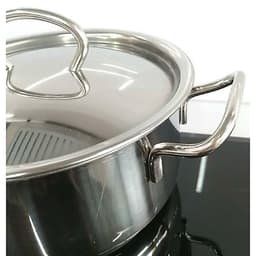 Nồi 3 đáy Fivestar 16/18/20/22/24 CM inox 430 Vung inox Dùng được các loại bếp 4