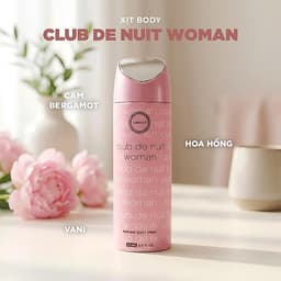 Xịt Khử Mùi Toàn Thân Hương Nước Hoa Armaf Club De Nuit Women 200ml - Chính Hãng 9