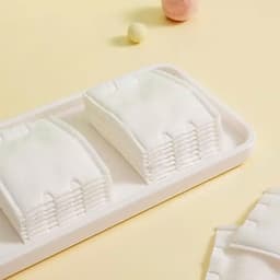 Bông tẩy trang Miniso gói 180 miếng dày dặn mềm mịn 5