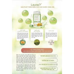 Dung dịch vệ sinh phụ nữ LAURACY - Dịu Nhẹ, Cân Bằng pH, Dưỡng ẩm sâu - Chai 100ml 8