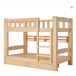 Giường tầng, giường gỗ thông nhập khẩu_Wood shop 8