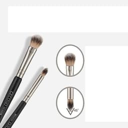 Cọ Trang Điểm Cọ Đánh Phấn Mắt DOLLY 2 đầu mềm mịn, Cọ Trang Điểm Mắt Chuyên Nghiệp GECOMO 6
