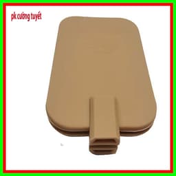 [2 Lỗ] Tấm cực cao su dùng cho máy DDS, tấm miếng điện cực khô máy dds, miếng tiếp điện âm- Phụ kiện máy dds màu nâu 3