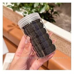 Hộp 6 dây cột tóc len co giãn phong cách Hàn Quốc 8