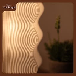 Đèn Trang Trí Wavy Edge Decor Góc Làm Việc - Eco Bright Studio 6