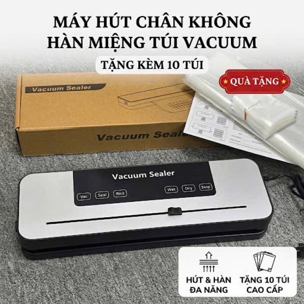 Máy Hút Chân Không Mexi-W120 Hoàn Toàn Tự Động Máy Đóng Gói Thực Phẩm, Niêm Phong Nhựa Nén