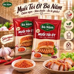 Combo 5 gói muối ớt bà Năm giòn bì thơm ngon dokhogiasi 3