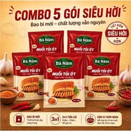 Combo 5 gói muối ớt bà Năm giòn bì thơm ngon dokhogiasi 1