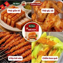 Combo 5 gói muối ớt bà Năm giòn bì thơm ngon dokhogiasi 5