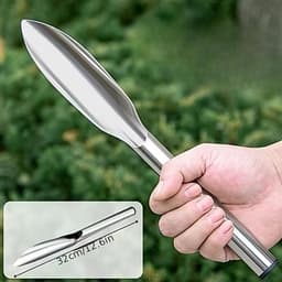 🍀🍀 Set 2 Xẻng làm vườn inox làm đất tơi xốp, thoát nước tốt trồng cây cảnh, hoa 2