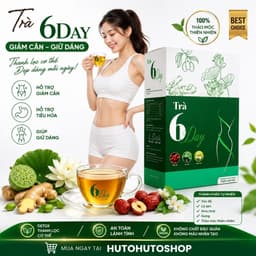 Trà 6Day Hỗ Trợ Kiểm Soát Cân Nặng, Duy Trì Vóc Dáng Cân Đối – Hộp 30 Gói|hutohutoshop 1