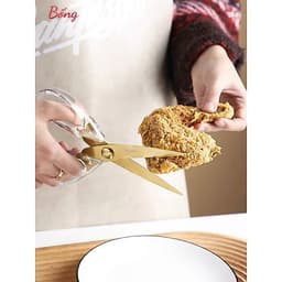 Kéo Lưỡi Thép 3CR13 Thân Nhựa Acylic - Kéo Cắt Đa Năng A.B FREE SHIP 9