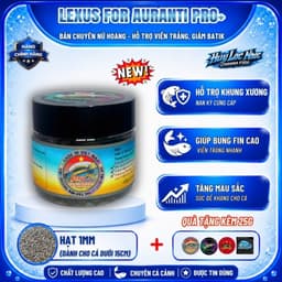 Cám LEXUS Channa Fish Feed 4mm 25g Cho Cá Lóc Lạnh, Hỗ Trợ Khung Xương, Nan Kỳ Cao, Tăng Viền Lửa 5