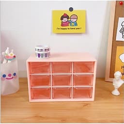 Tủ nhựa 9 ngăn trong suốt đựng đồ trang sức free ship 6
