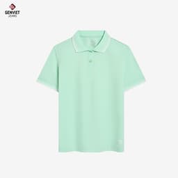 Áo Polo Cộc Tay Nữ GENVIET JEANS Chất Liệu Co Giãn 4 Chiều Thiết Kế Basic Dáng Ôm Vừa 8998 7