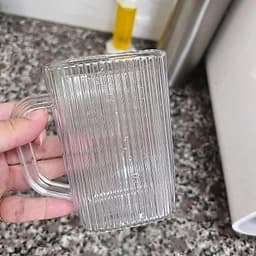 Combo 5,10 Cốc uống nước vuông tăm nhựa Việt Nhật 360ml (6251) Ca uống nước trong suốt Hokori cao cấp 7