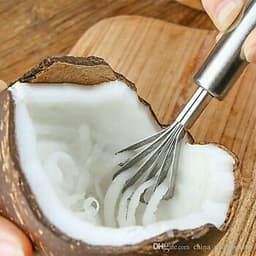 -Dụng cụ nạo dừa đa năng, đánh vẩy cá bào sợi cà rốt, lấy ruột dưa lưới, 8