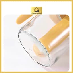 Lọ Đựng Gia Vị Boro – Hũ Đựng Muối Đường Thủy Tinh Có Tay Cầm Có Thìa Để Ngăn Riêng Chống Ẩm. 4