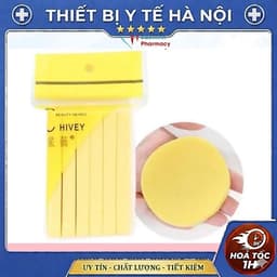 Bọt biển, Bông Mút - Bông Nở Rửa Mặt Chivey ( combo 5 gói  60 miếng ) 2