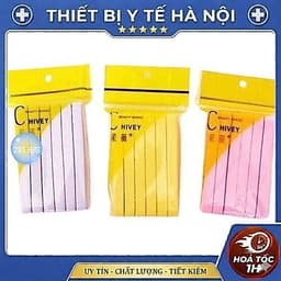 Bọt biển, Bông Mút - Bông Nở Rửa Mặt Chivey ( combo 5 gói  60 miếng ) 5