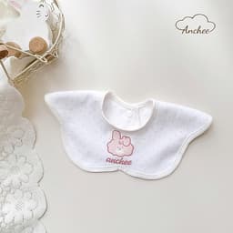 (Set 3 yếm) Yếm Xô vuông viền kẻ Anchee mẫu mới hình in siêu xinh cho bé 8