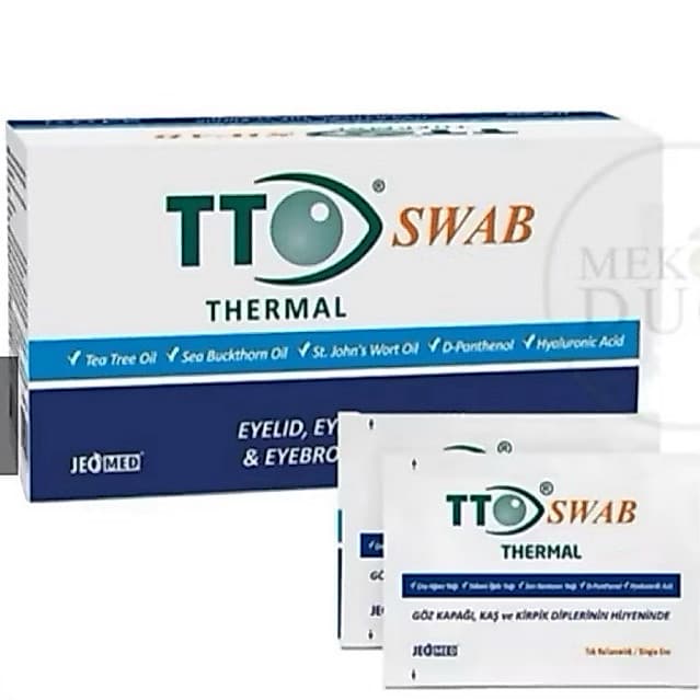 Miếng vệ sinh mắt TTO SWAB giúp vệ sinh bờ mi mắt , hạn chế viêm bờ mi ở các trường hợp mổ mắt, viêm mắt , nối mi