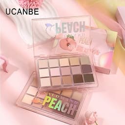 [Tặng cọ] Bảng Phấn Mắt UCANBE 16 Ô – Tông Nude Đào Dễ Dùng, Lì – Nhũ Lên Màu Chuẩn, Không Rơi Bột 3