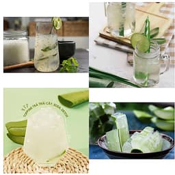 Combo 3 Túi Thạch Nha Đam Aloka Túi 1 Kg Giòn Thơm Ngon Dùng Liền Hoặc Pha Chế - KAIZENCO , dokhogiasi 6